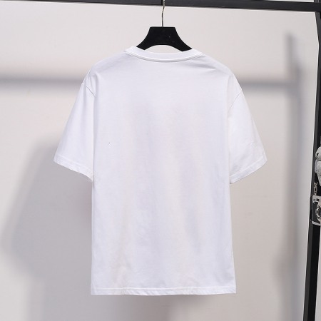 Summer New Fat Blouse Super Large Size Women's Cartoon Printed Short-Sleeved T-Shirt